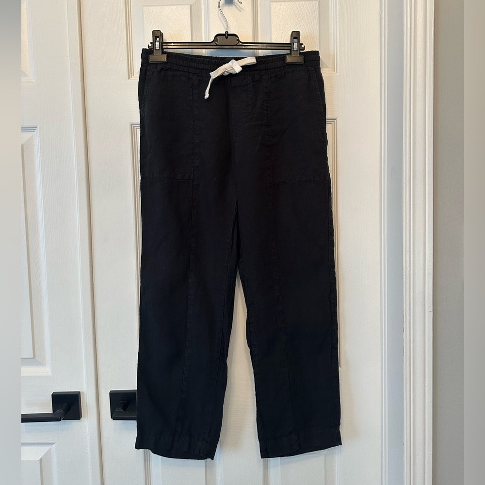 Roots Cropped Linen Pants